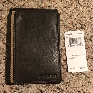 Coach Passport Case